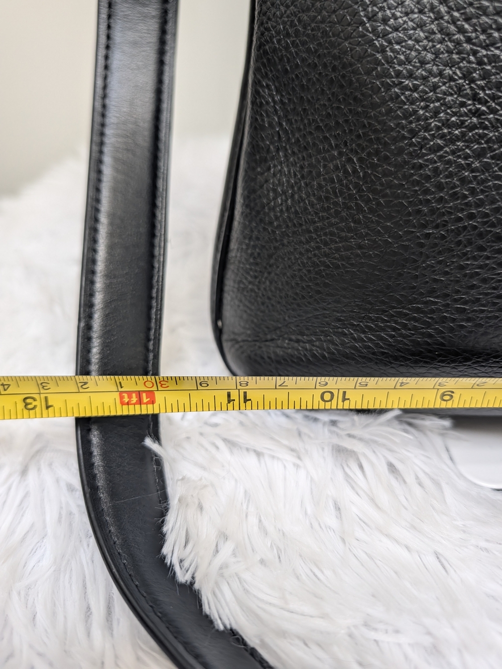 Coach Mae F34823 Black Pebbled Leather Crossbody - Picture 12 of 15
